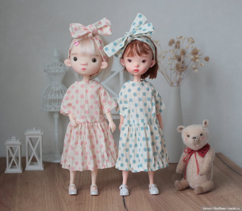 Платья оверсайз для Блайз на теле обитсу 22, azone xs, ландуду, бёрди