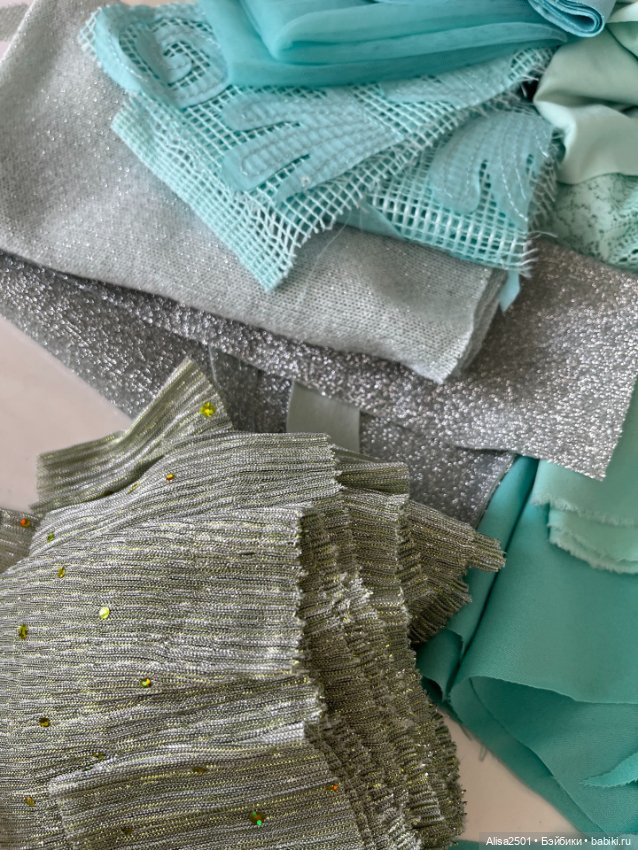 Лот разных тканей — Ткани (фото 6)