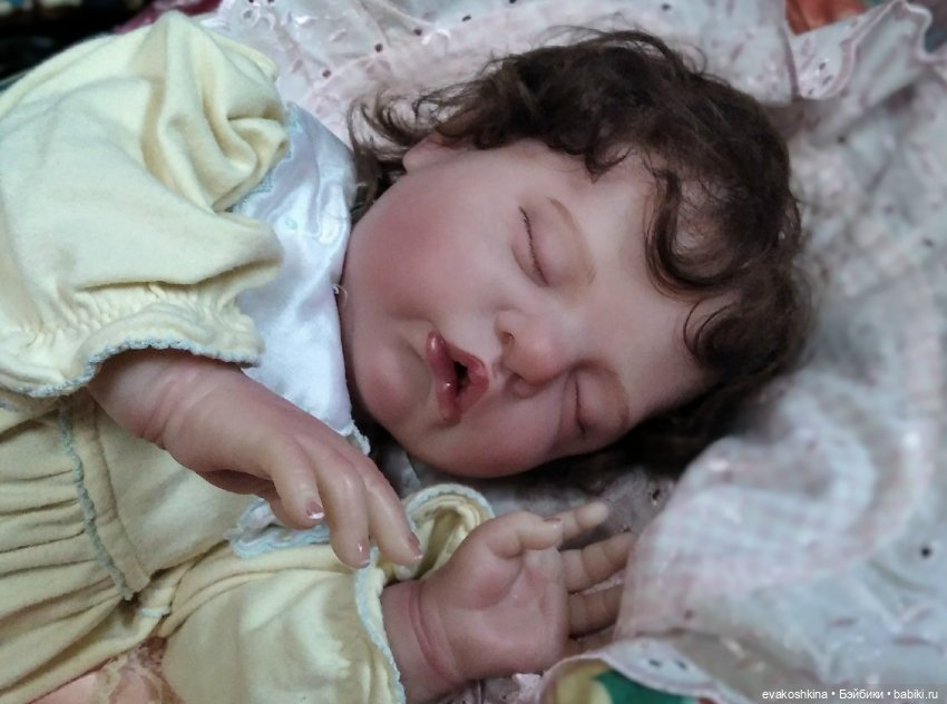 Кукла игровой реборн, по мотивам молда Ruby от Cassie Braсe,53 см (фото 2)