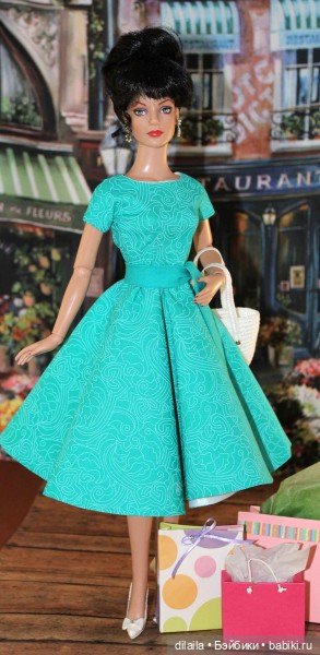 Выкройка PDF в натуральную величину / платье для куклы Тайлер Тоннер 40 см (фото 2)