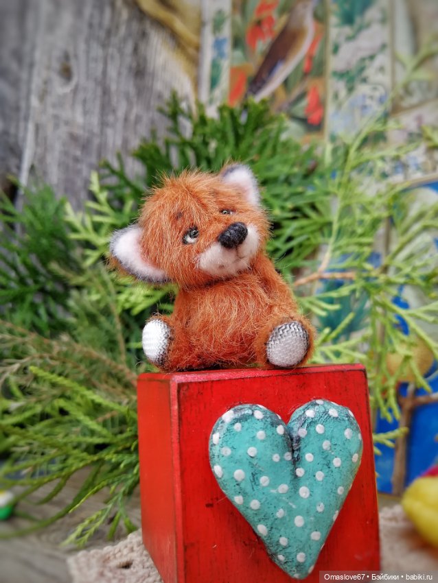 Лис цыплёнок — Авторские игрушки (фото 9)