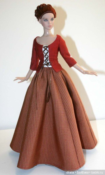 Выкройка PDF в натуральную величину / юбка, бюстье, жакет для кукол Ками и Антуанетта Тоннер 40 см (фото 3)