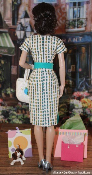 Выкройка PDF в натуральную величину / платье для куклы Тайлер Тоннер 40 см (фото 4)