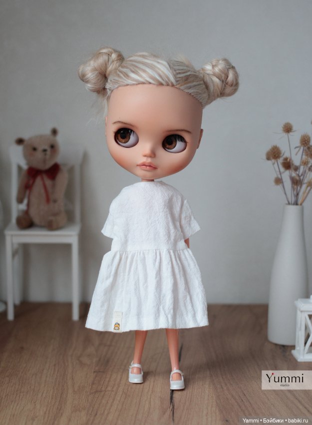 Платья оверсайз для Блайз на теле обитсу 22, azone xs, ландуду, бёрди (фото 6)