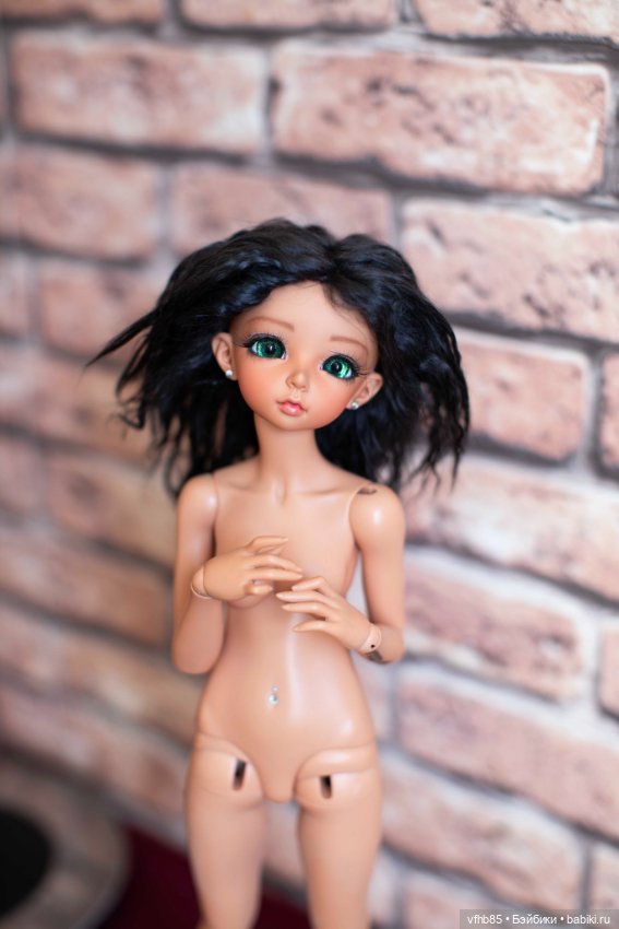 Продам паричок из козочки на шкурке для минифи (minifee), DIM doll, Doll Chateau. 16,5-18,0 см (фото 6)