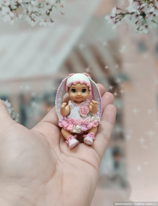 Костюм "Зайка-зефирка" — Одежда для кукол