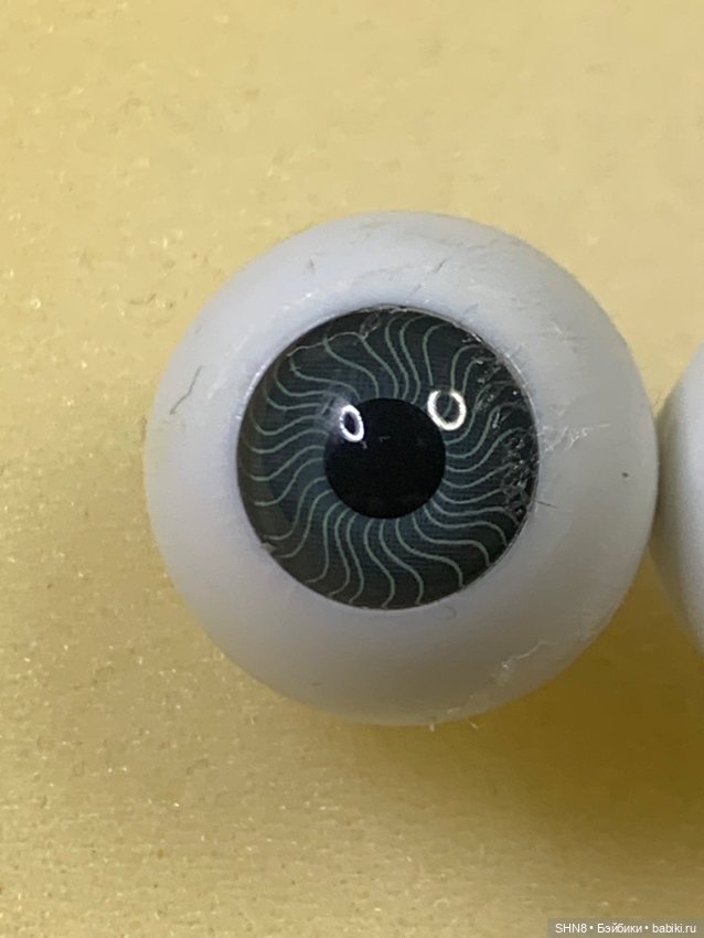 Глаза Готц родные 18 мм серые (фото 3)