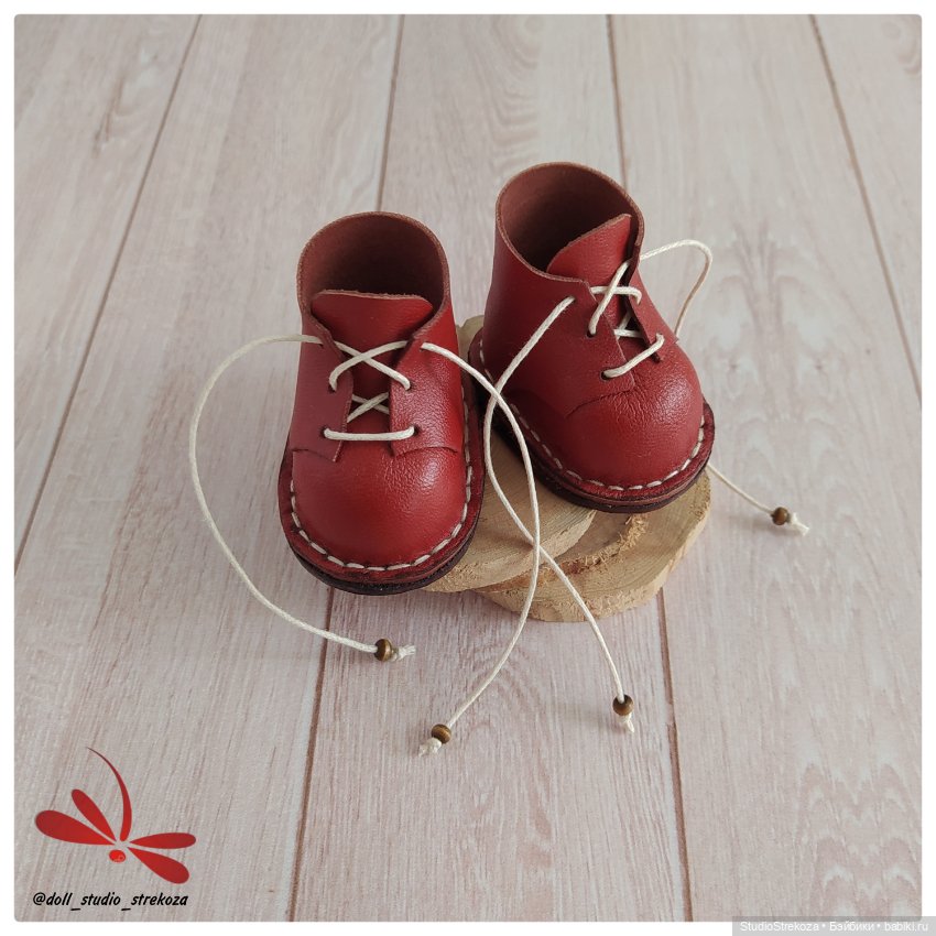 Ботинки для текстильной и вязаной куклы (фото 3)