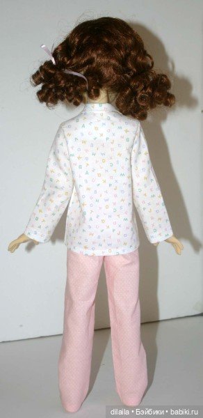 Выкройка PDF в натуральную величину / ночная рубашка, пижама и халат для куклы Kaye Wiggs (фото 5)