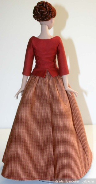 Выкройка PDF в натуральную величину / юбка, бюстье, жакет для кукол Ками и Антуанетта Тоннер 40 см (фото 4)