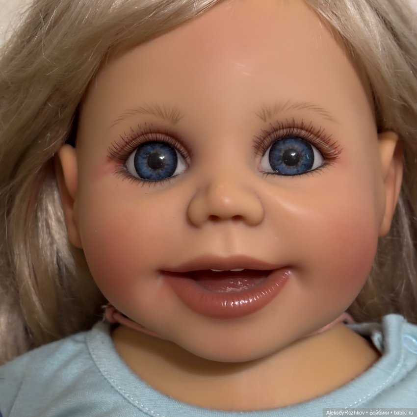 Коллекционная виниловая кукла от Gerlinde Feser (фото 4)