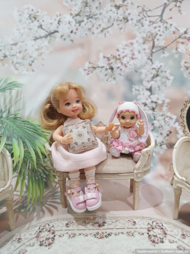 Костюм "Зайка-зефирка" — Одежда для кукол