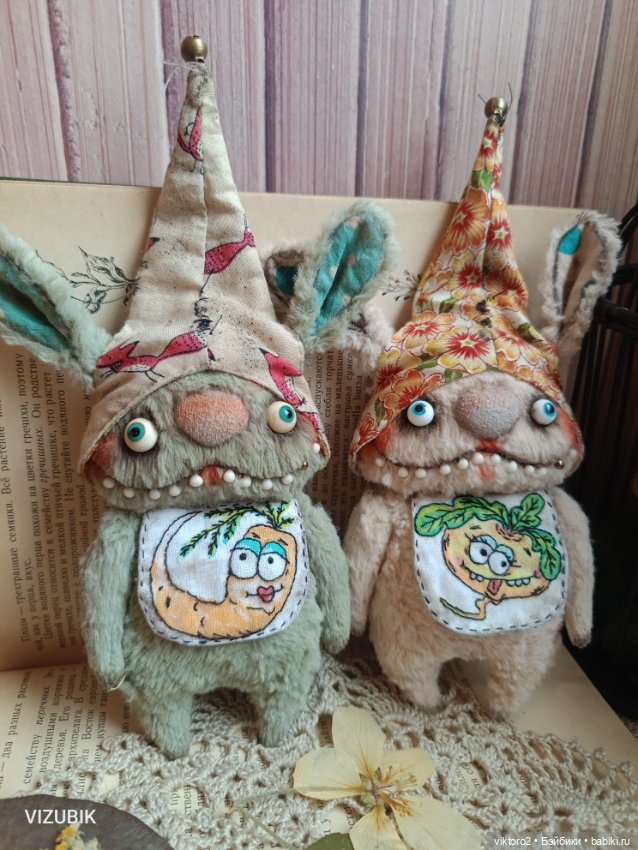 Зайцы-гномушки — Авторские игрушки