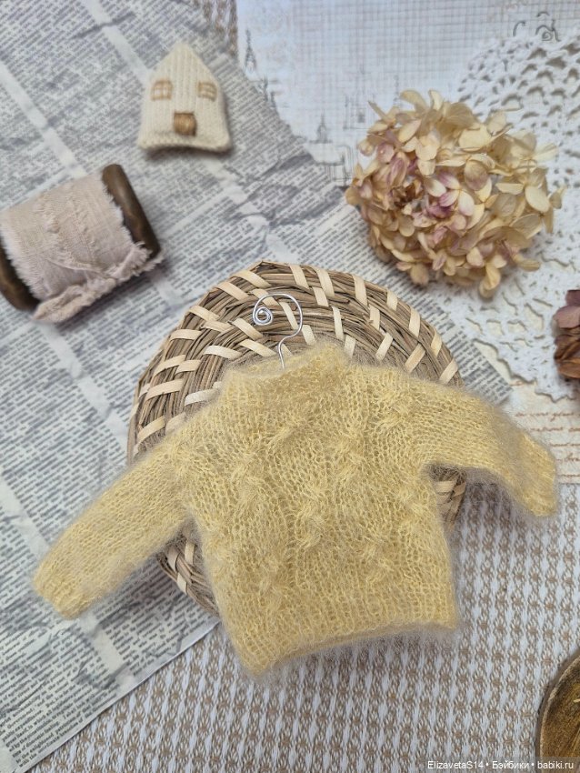 Воздушные свитера для кукол формата ob22, Блайз (фото 2)