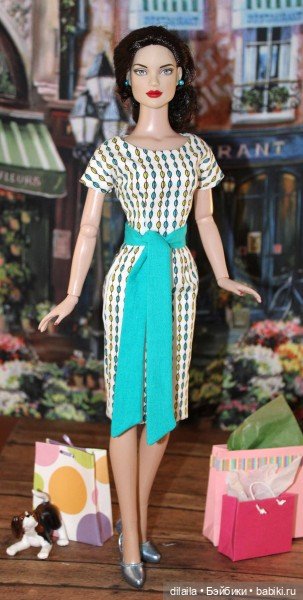 Выкройка PDF в натуральную величину / платье для куклы Тайлер Тоннер 40 см (фото 5)