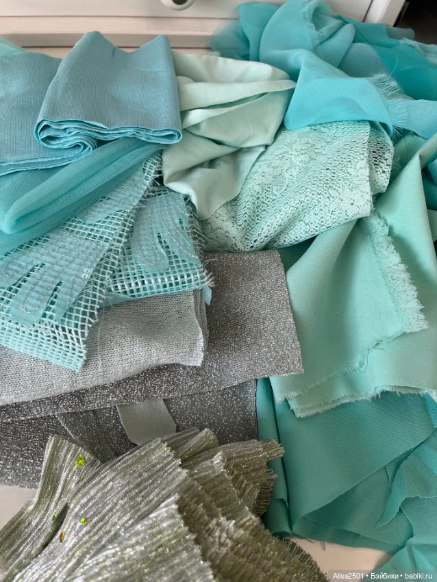 Лот разных тканей — Ткани (фото 5)