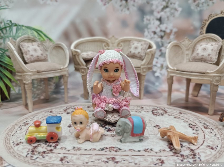 Костюм "Зайка-зефирка" — Одежда для кукол