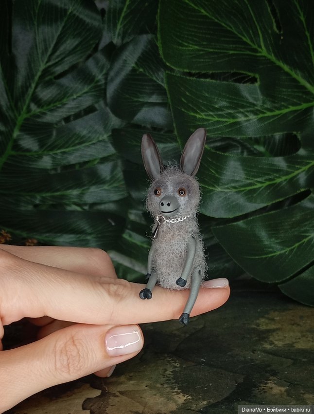 Ослик — Авторские игрушки (фото 5)