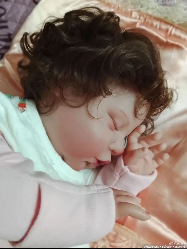 Кукла игровой реборн, по мотивам молда Ruby от Cassie Braсe,53 см (фото 3)