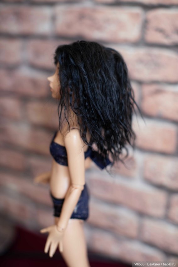 Продам паричок из козочки на шкурке для минифи (minifee), DIM doll, Doll Chateau. 16,5-18,0 см (фото 2)