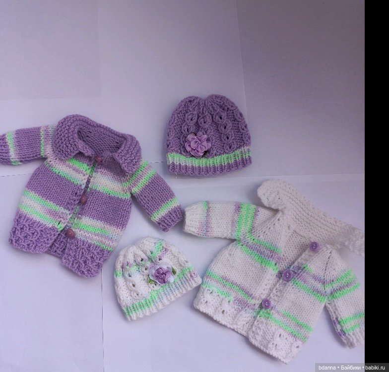 Вязанная одежда для кукол (фото 8)