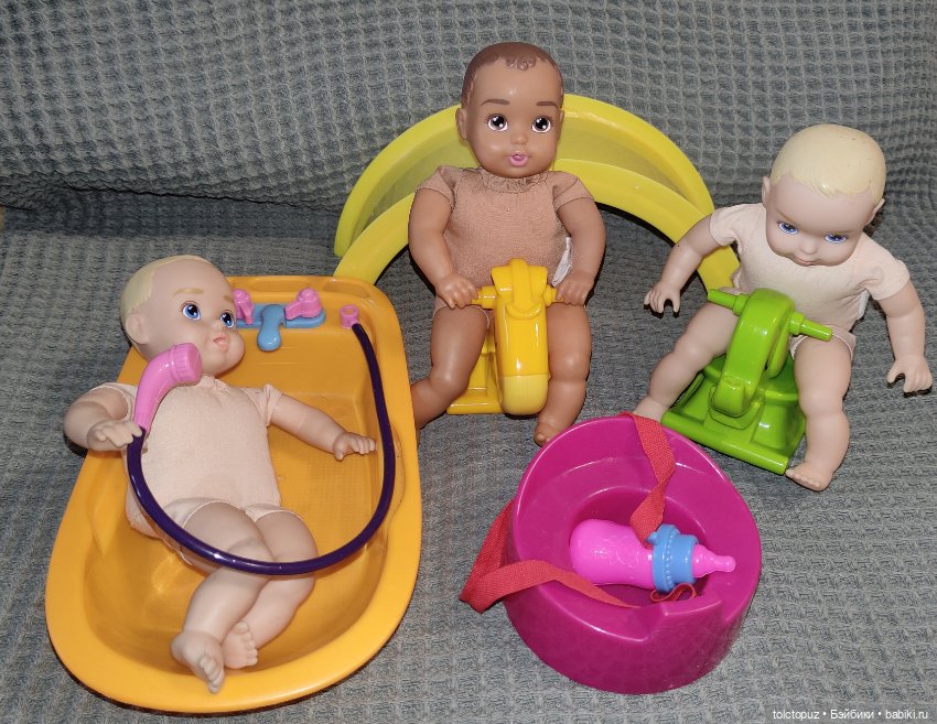 Набор пупсиков с акссесуарами