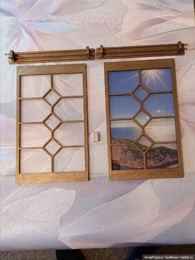 Накладное окно для кукольного дома (фото 4)