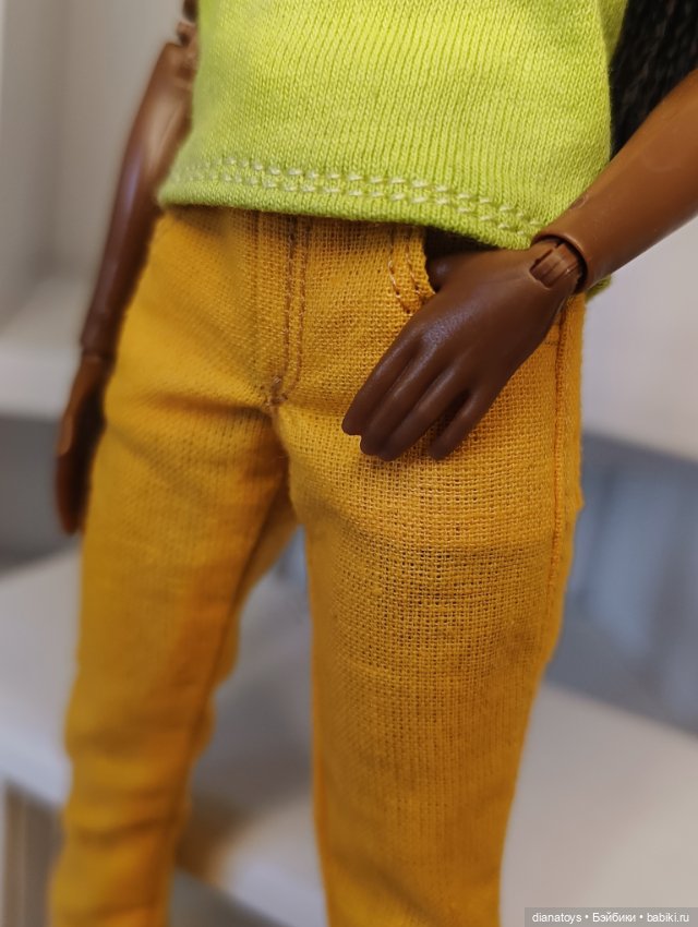 Весенний комплект одежды для кукол Барби и аналогичных по телу (фото 5)