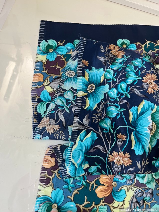 Фрагмент платка — Ткани (фото 4)