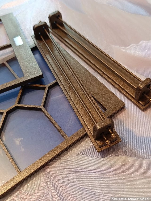 Накладное окно для кукольного дома