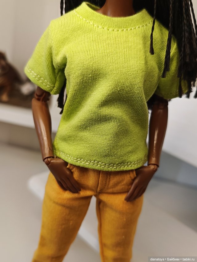 Весенний комплект одежды для кукол Барби и аналогичных по телу