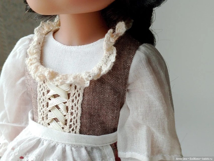 Костюм красной шапочки для кукол паола Рейна (фото 5)