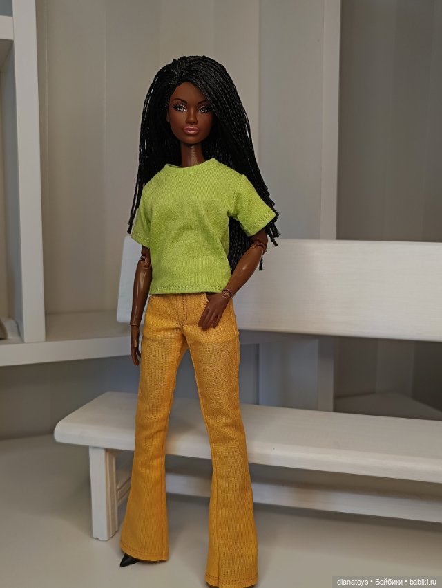 Весенний комплект одежды для кукол Барби и аналогичных по телу (фото 8)
