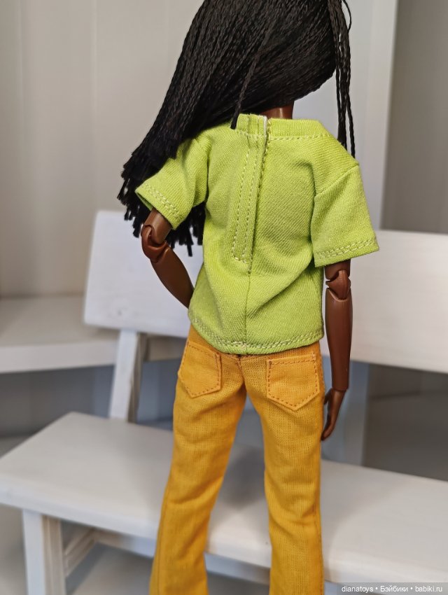 Весенний комплект одежды для кукол Барби и аналогичных по телу (фото 6)