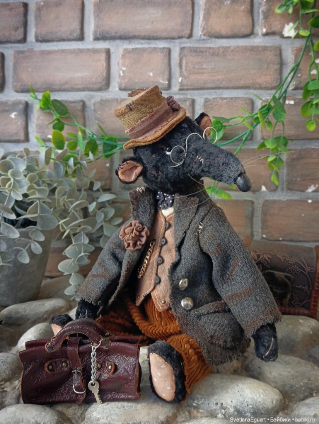 Тедди крыс Виктор — Авторские игрушки (фото 5)