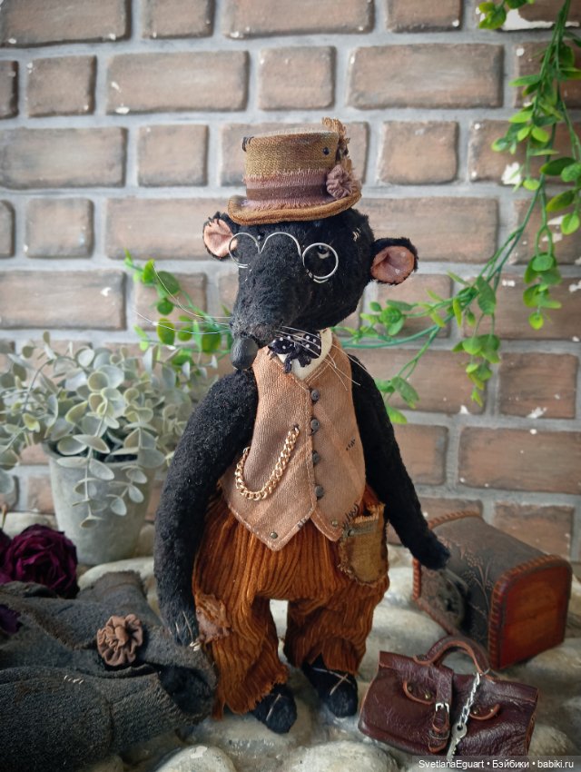 Тедди крыс Виктор — Авторские игрушки (фото 6)