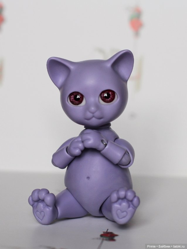 Котик Джейми сирень — Авторские куклы BJD (фото 3)