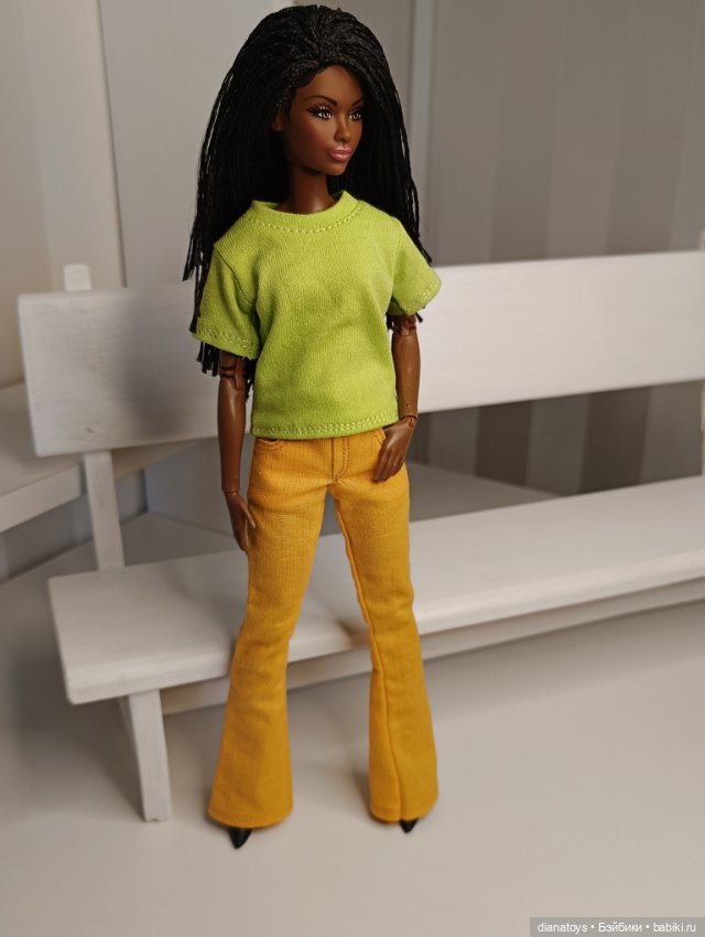 Весенний комплект одежды для кукол Барби и аналогичных по телу (фото 7)