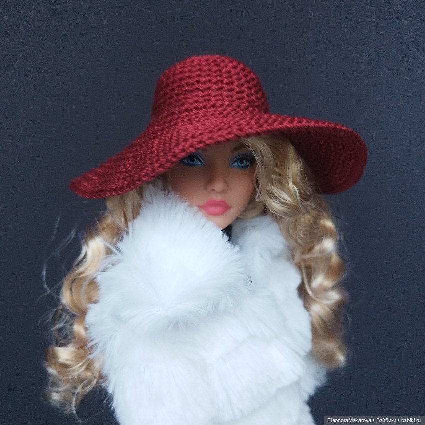 Шляпы, береты для кукол Барби, Poppy Parker (фото 4)