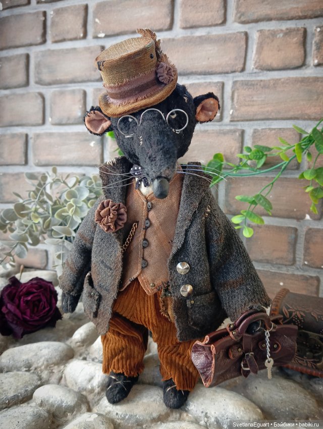 Тедди крыс Виктор — Авторские игрушки (фото 7)