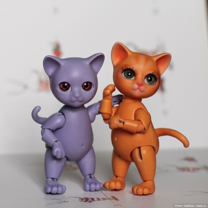 Котик Джейми сирень — Авторские куклы BJD (фото 6)