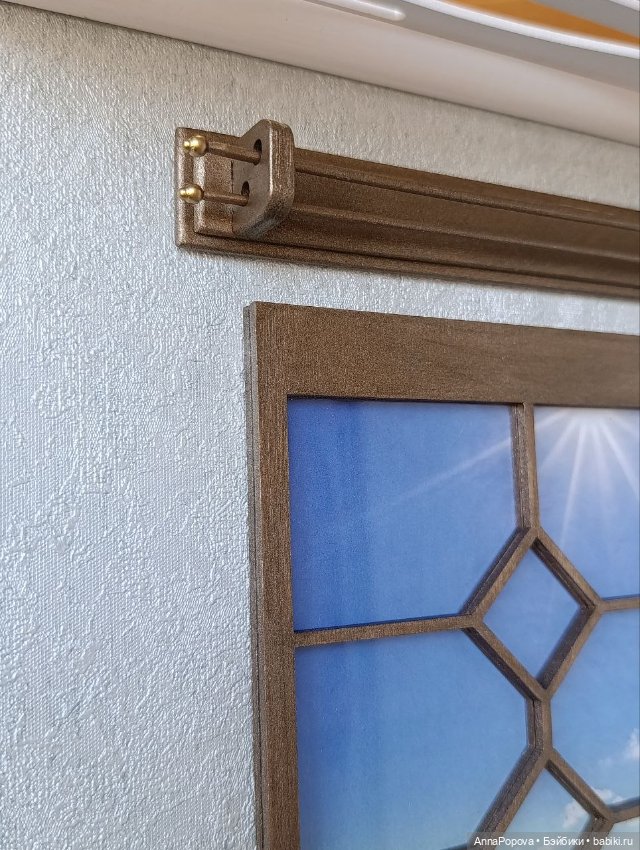 Накладное окно для кукольного дома (фото 6)