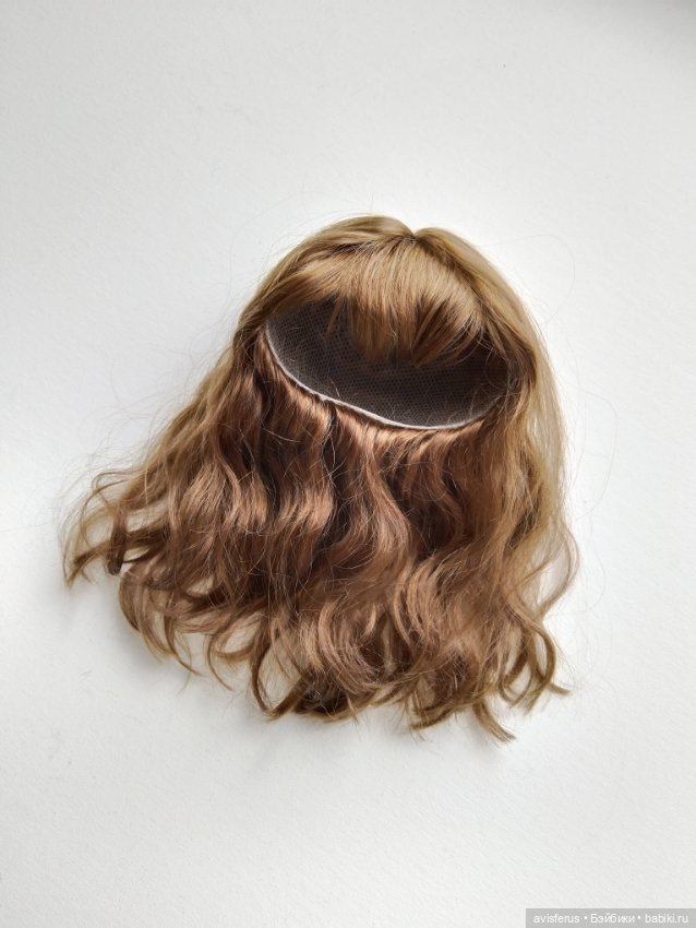 Парик для кукол с объемом головы 17-17,5 см