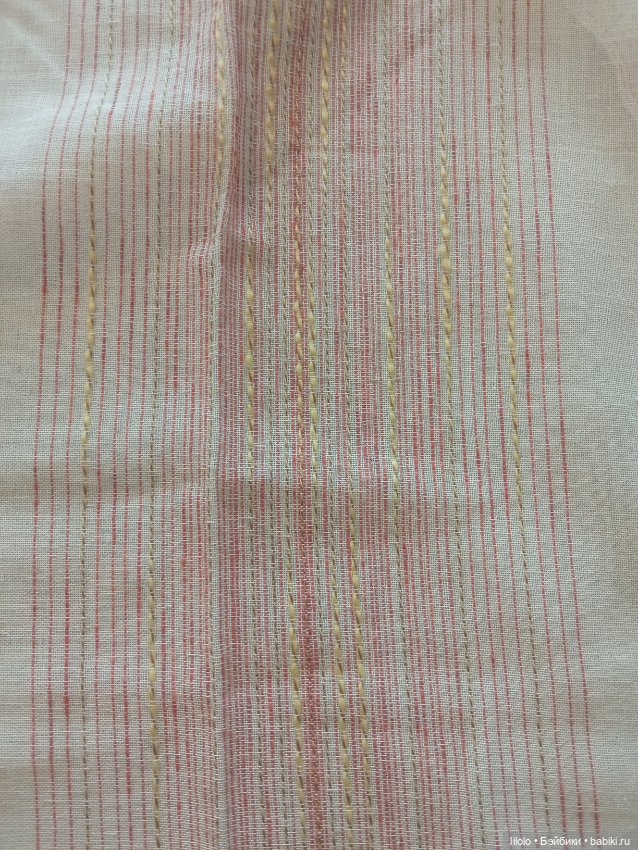 Отрезик ткани для кукольного рукоделия (фото 3)