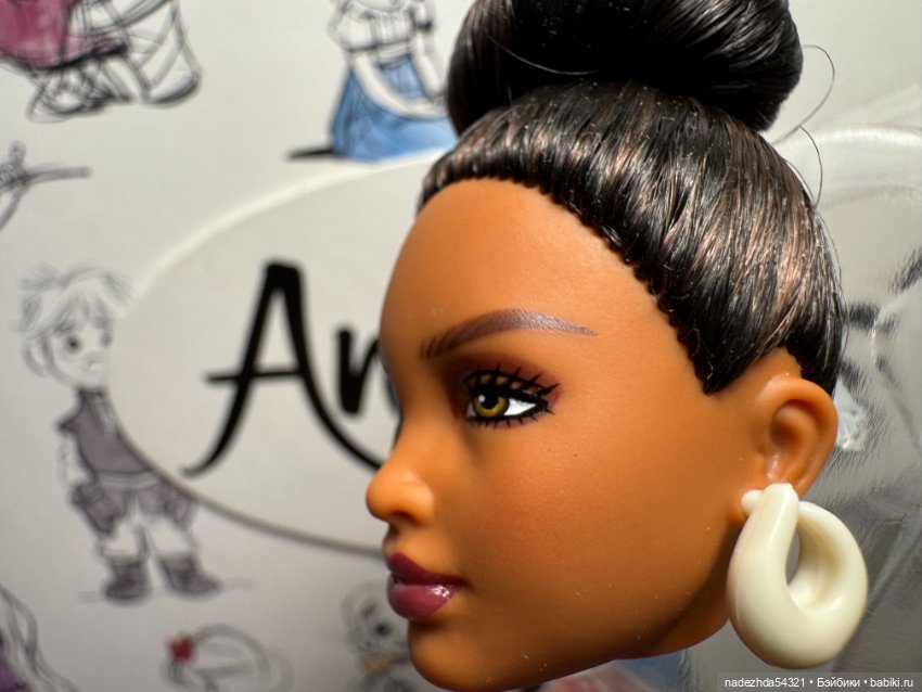 Голова Барби Базовая модель №8 Мбили (фото 4)