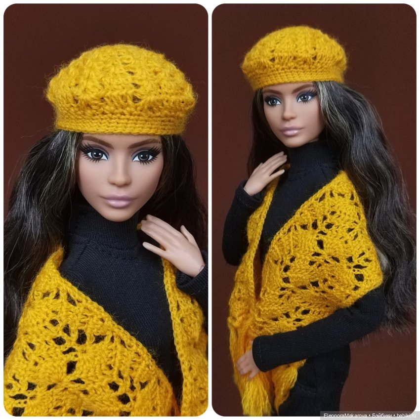 Шляпы, береты для кукол Барби, Poppy Parker (фото 3)