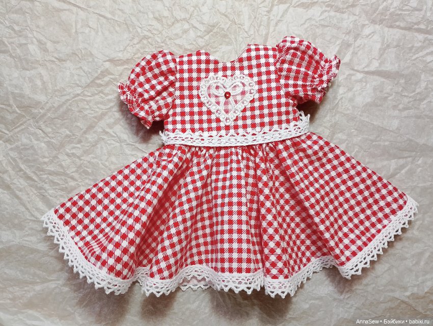 Костюм красной шапочки для куклы (фото 10)