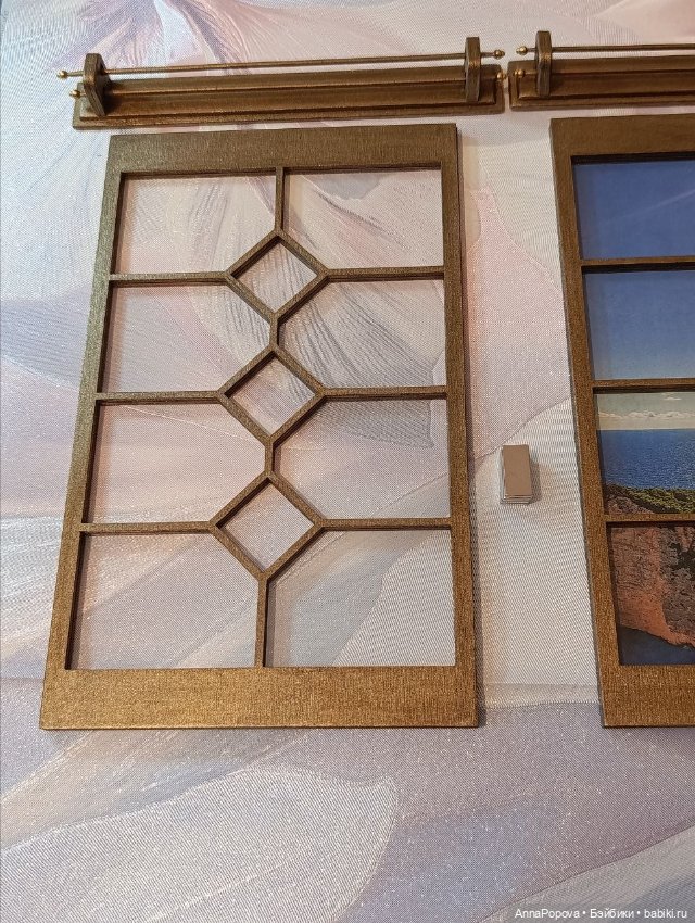 Накладное окно для кукольного дома (фото 3)