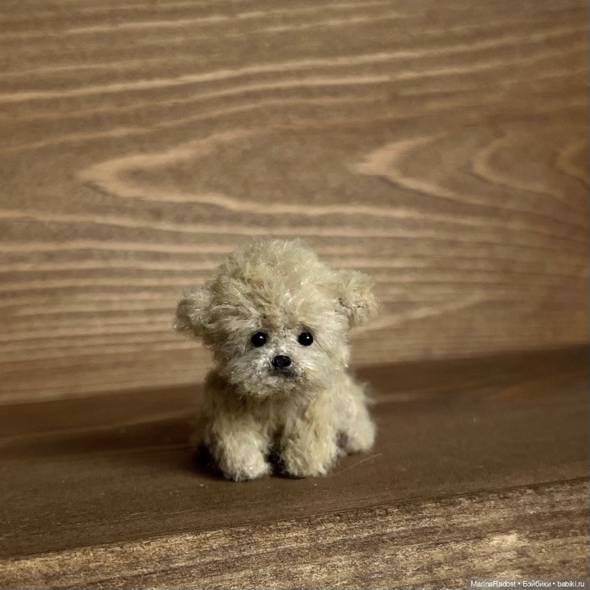 Миниатюрный щенок — Авторские игрушки (фото 4)