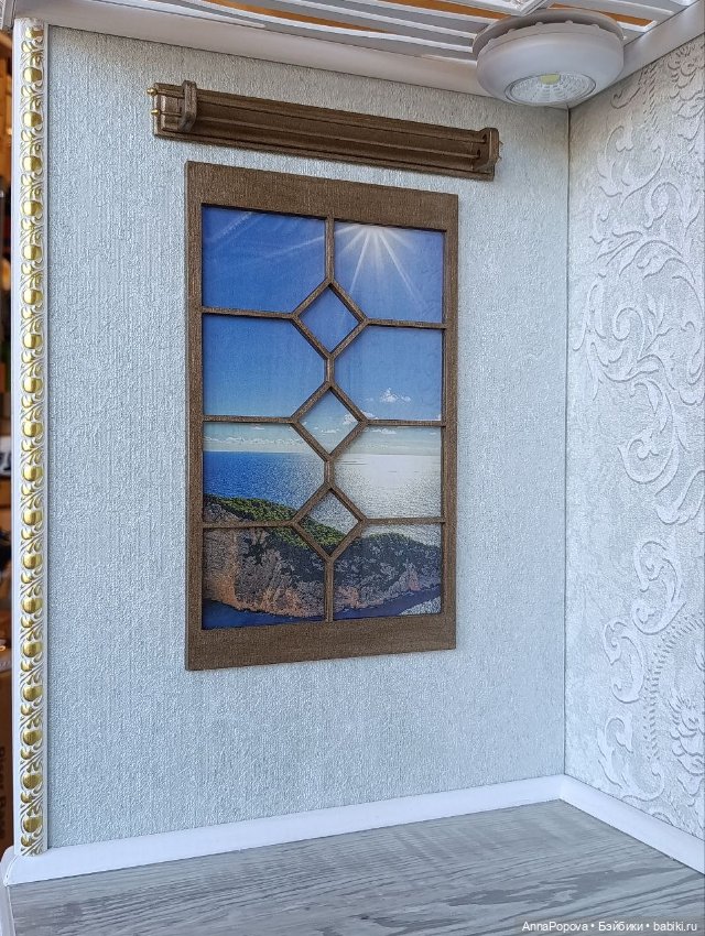 Накладное окно для кукольного дома (фото 7)